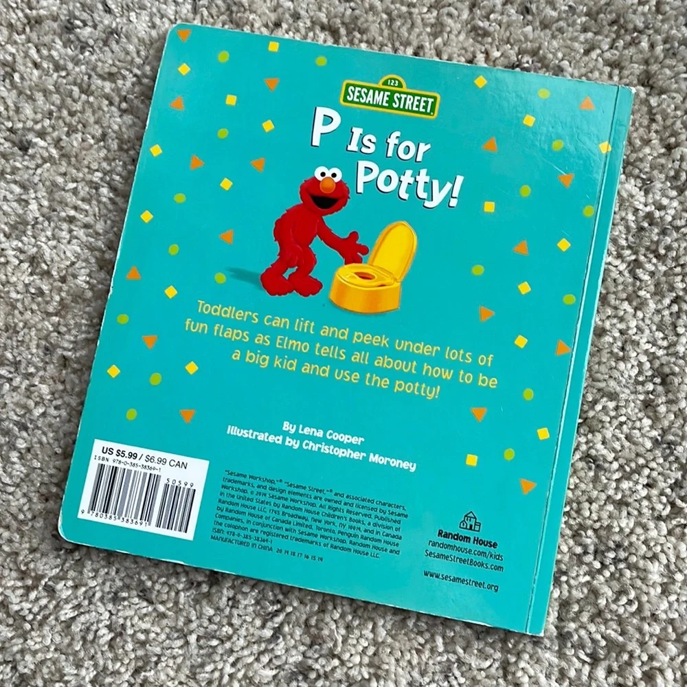 3/$25 🪩 Potty Training XL Board Book | Toddler Lift the Flap Book